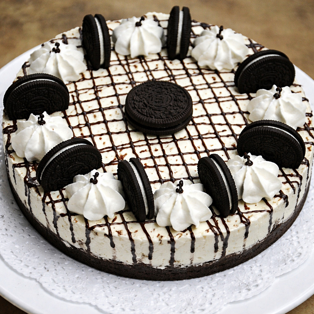 Gâteau Oreo à la crème