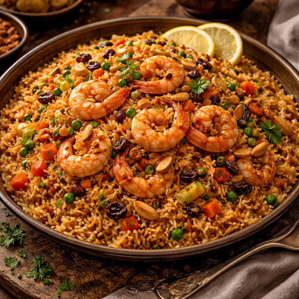 Kabsa aux crevettes