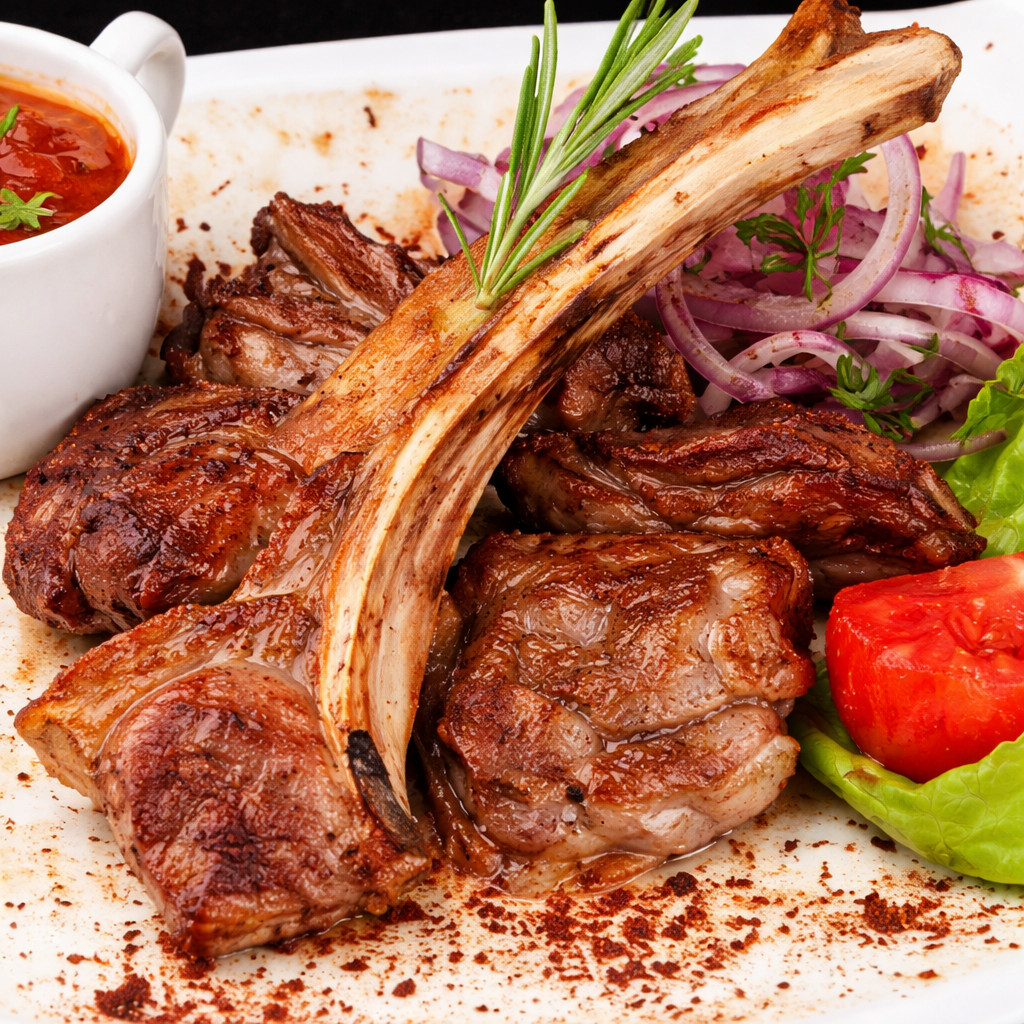 Côtelettes d'agneau grillées