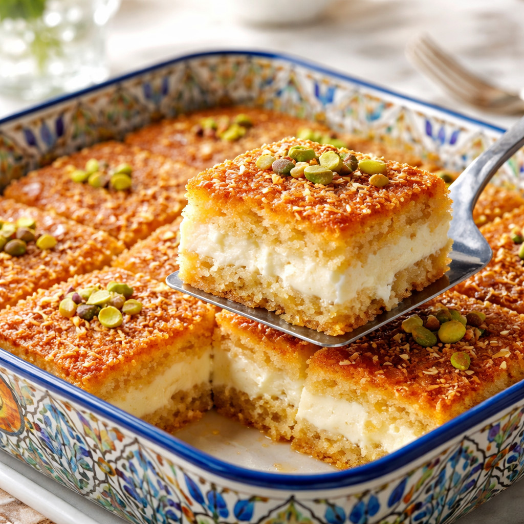 Basbousa with Cream