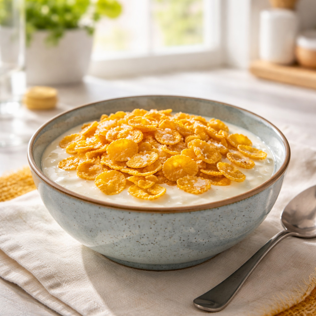 Corn Flakes with Yogurt