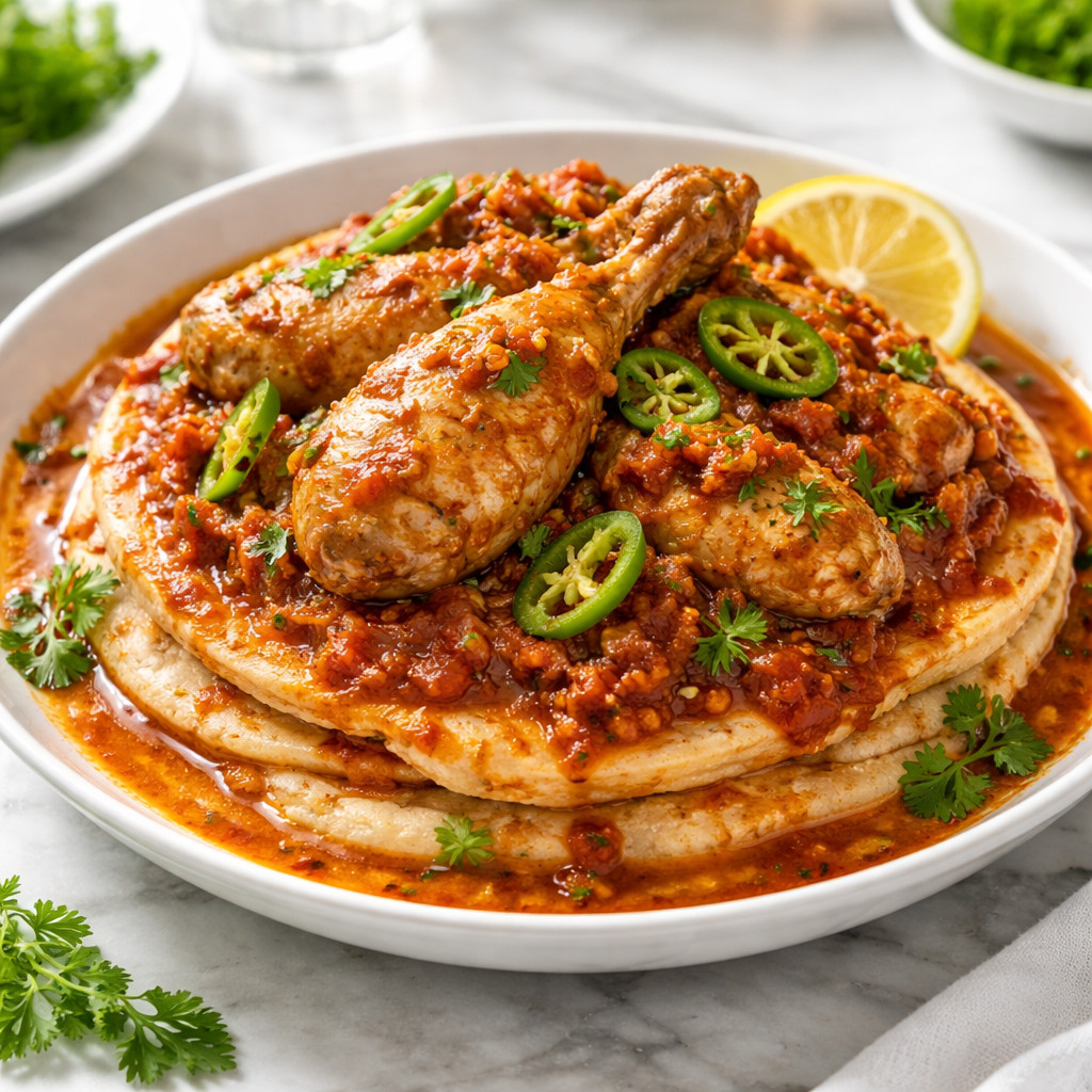 Chicken with Qirasa