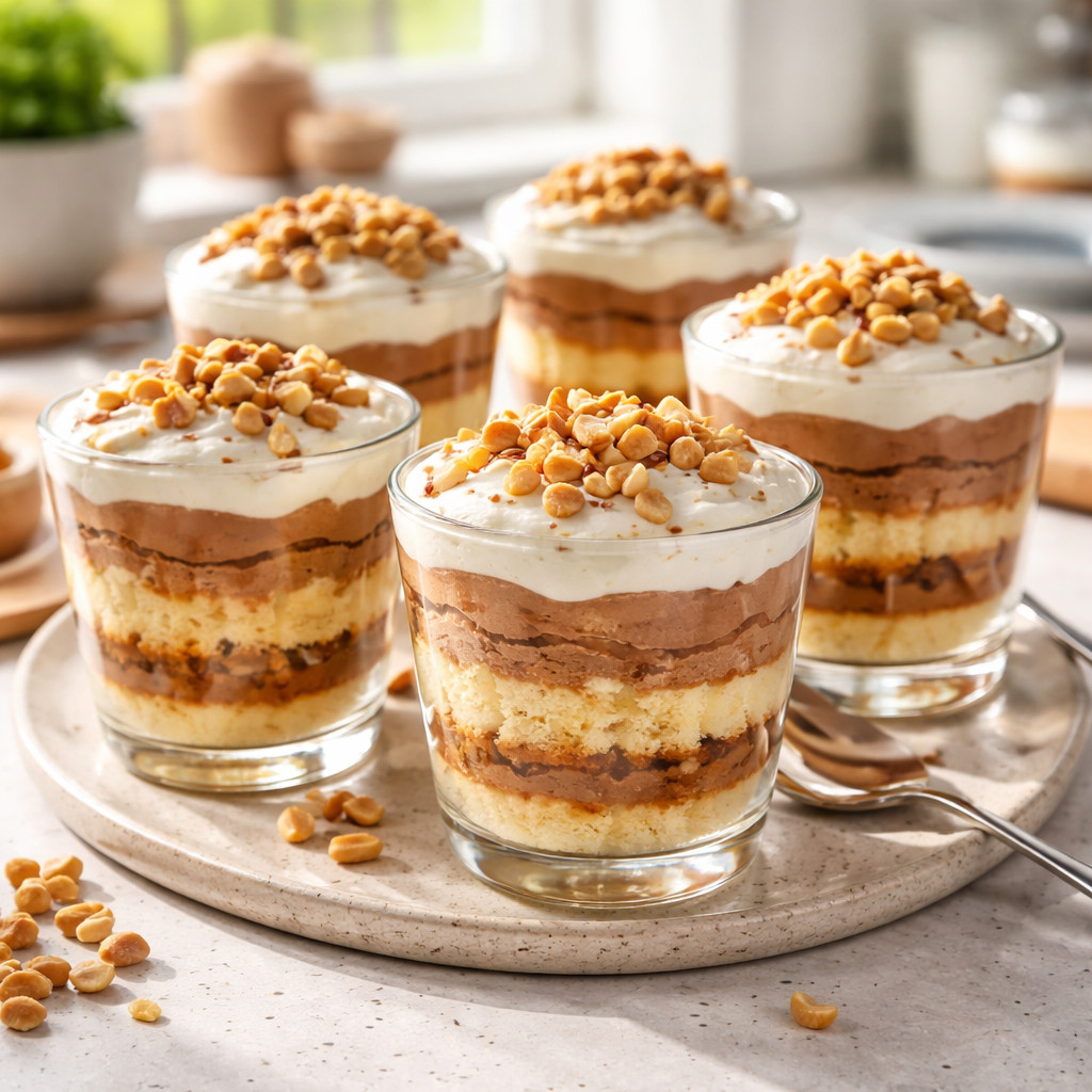 Mousse au beurre de cacahuète
