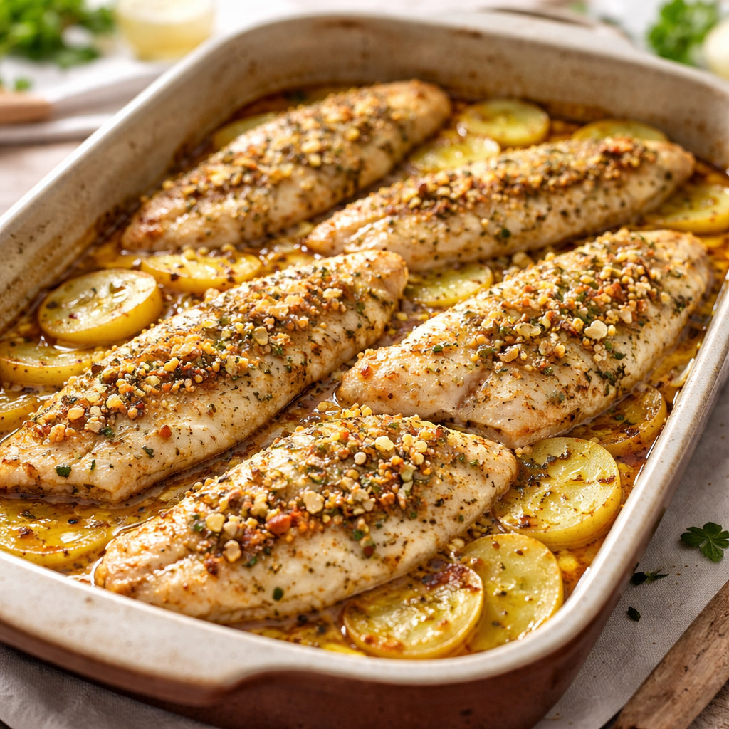 Oven Grilled Fish Fillet