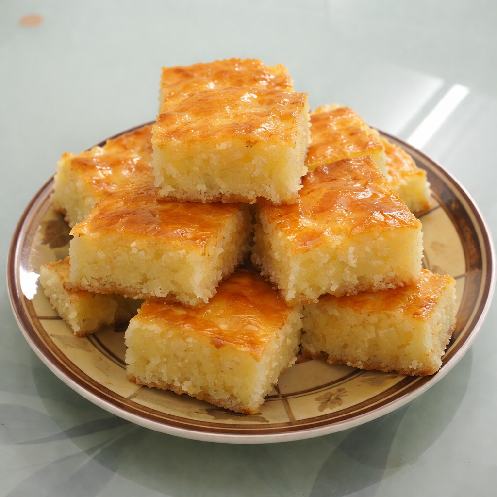 Semolina Harissa with Coconut