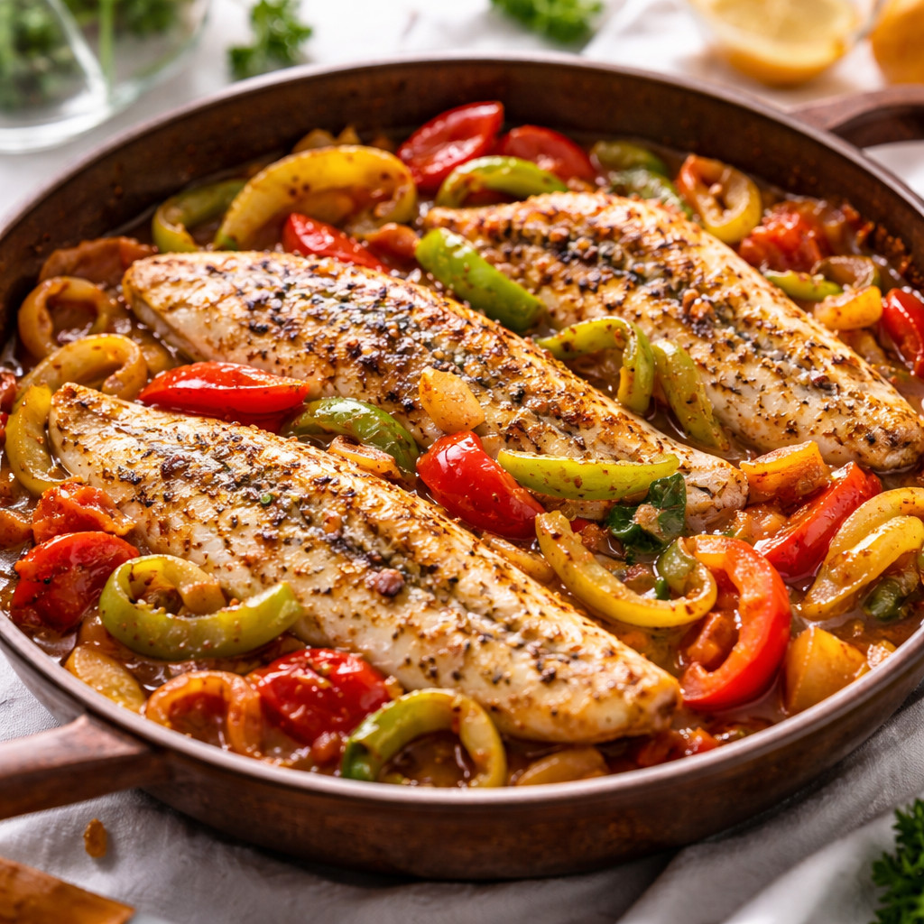 Poisson aux légumes