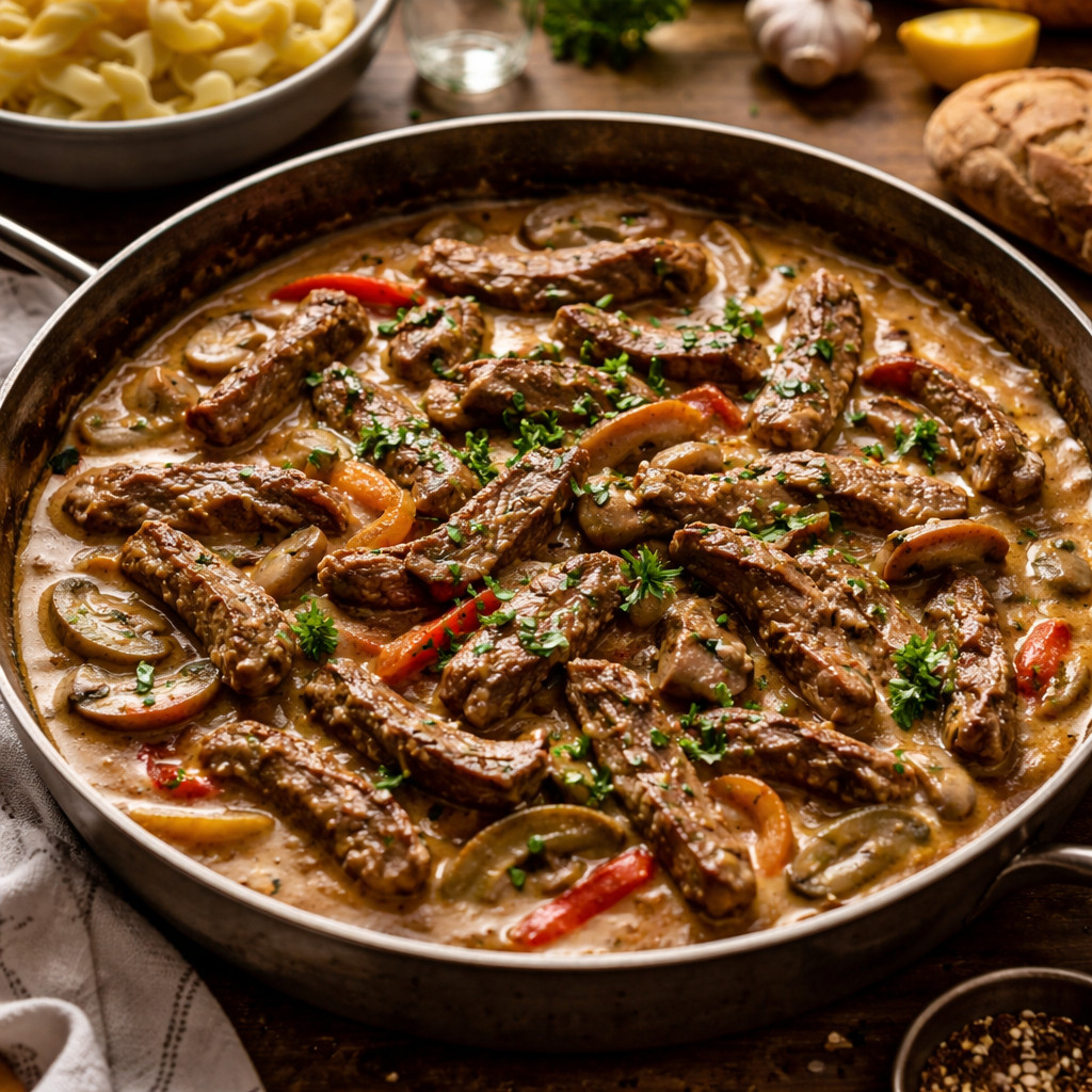 Beef Stroganoff