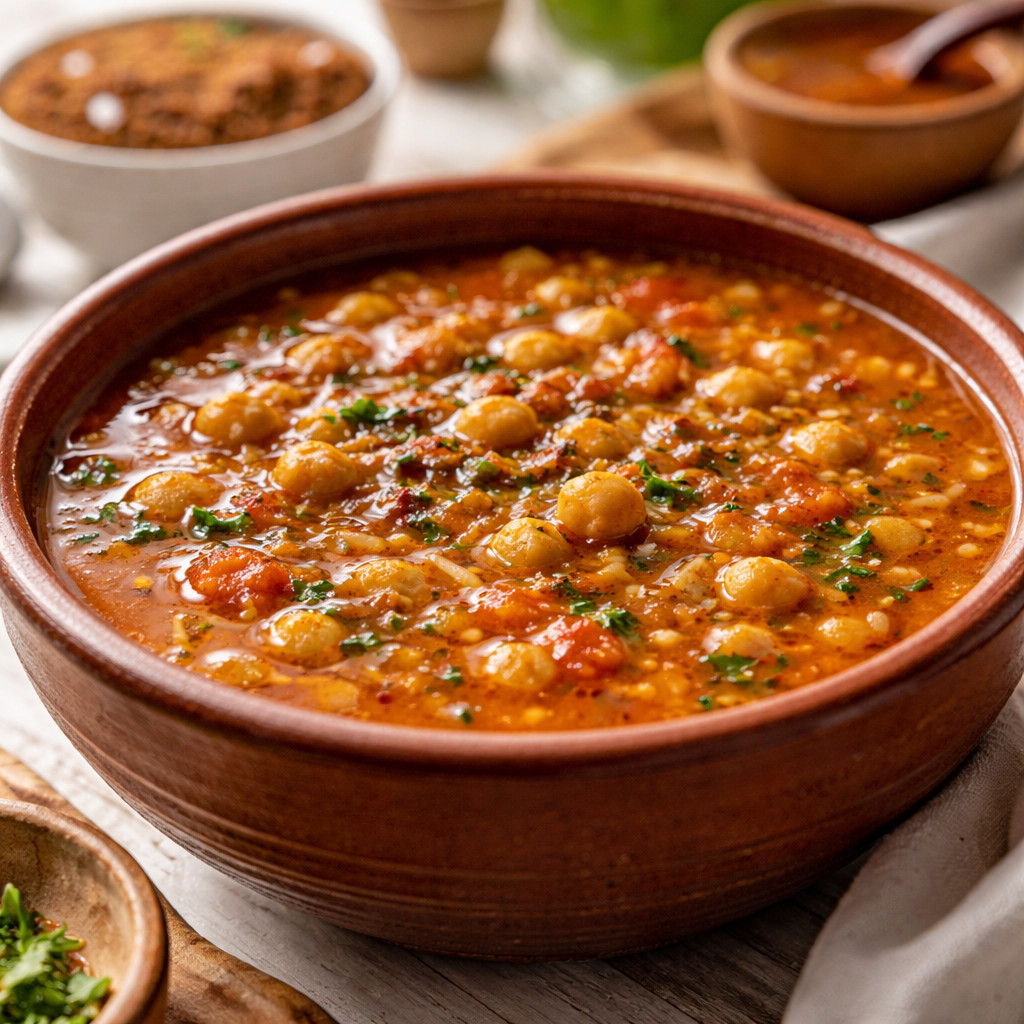 الحريرة المغربية بدون لحم