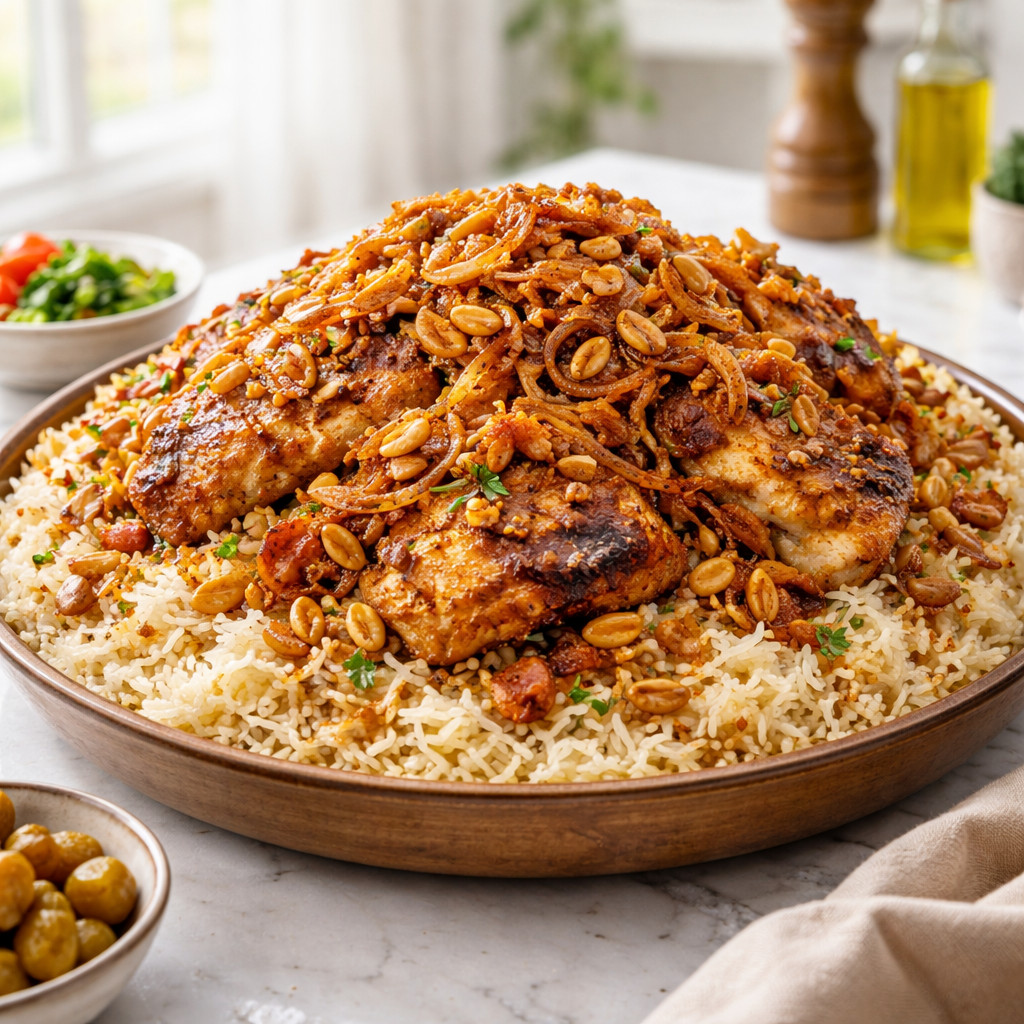 صيادية السمك بالأرز