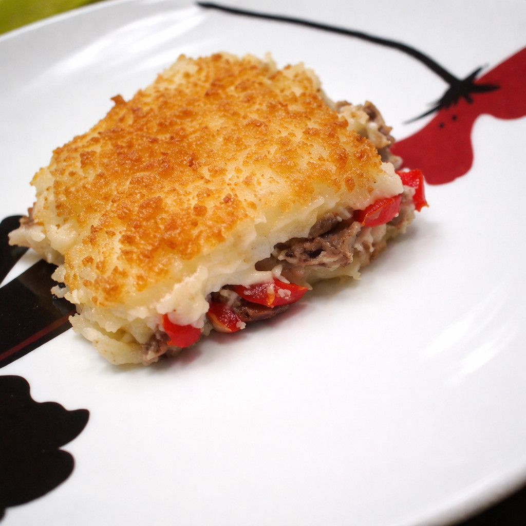 Potato Kibbeh with Meat and Vegetables