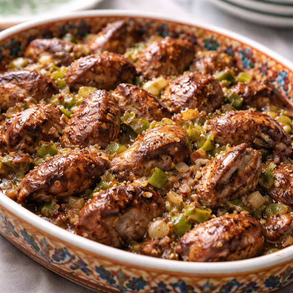 Oven Chicken Hearts (Chicken Liver)