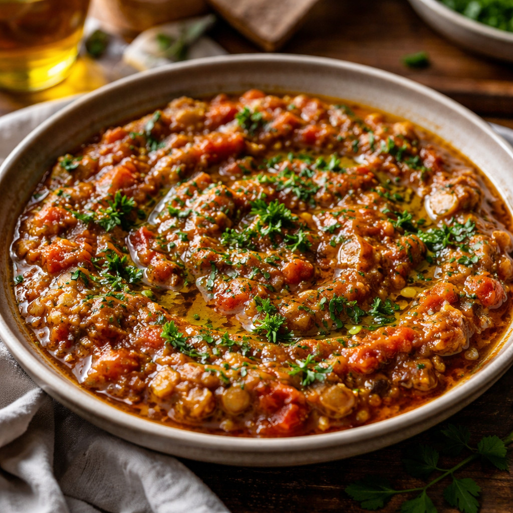 Eggplant Dip with Tomato