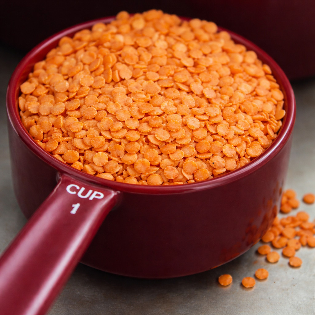 Red Lentil Soup with Chicken
