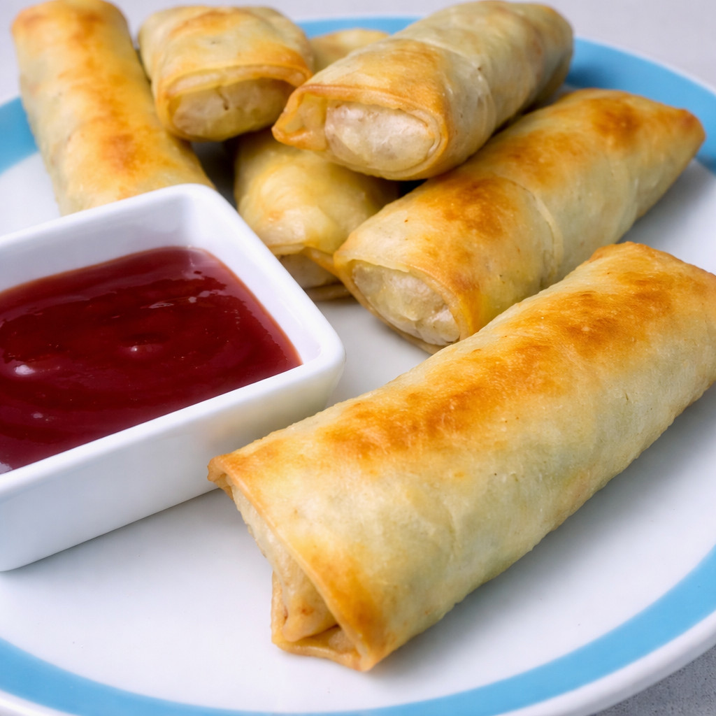 Vegetable Spring Rolls in the Oven