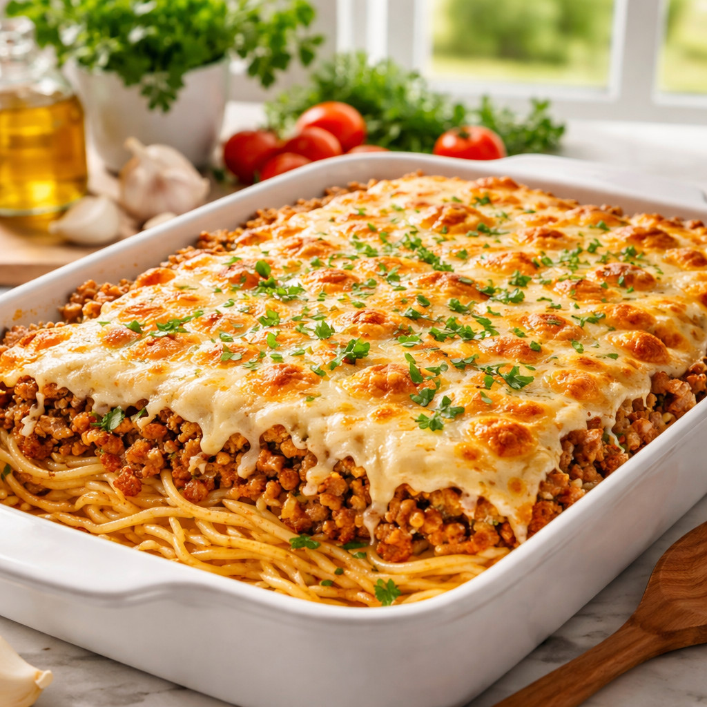 Béchamel Pasta with Meat