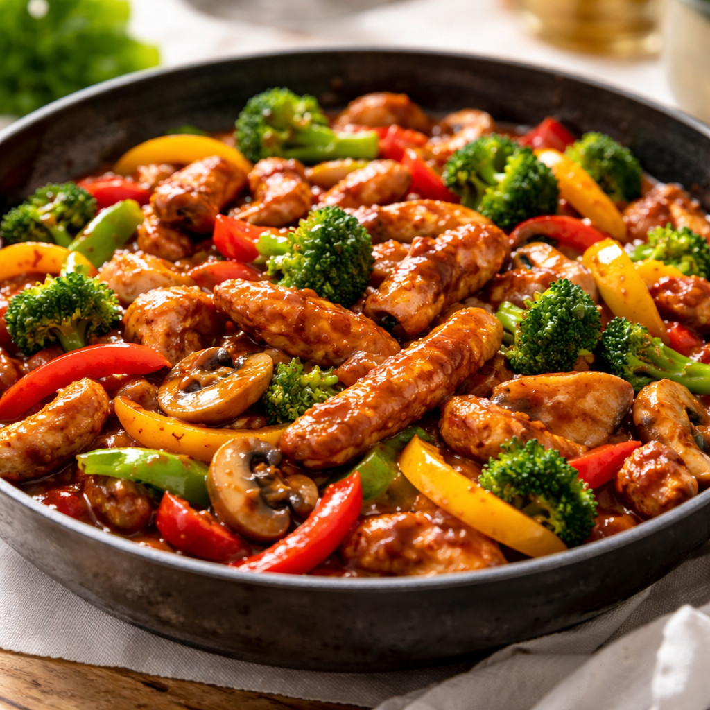 BBQ Chicken and Vegetables