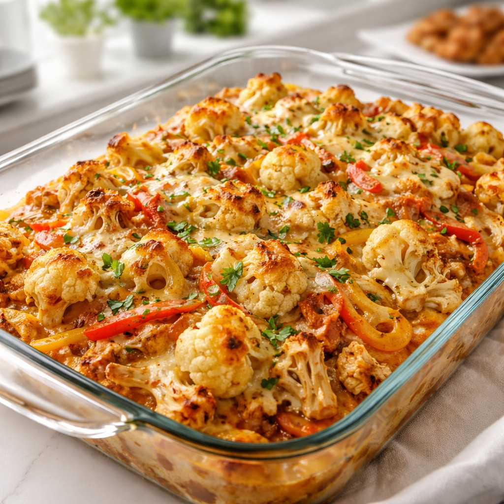 Cauliflower Tray with Chicken