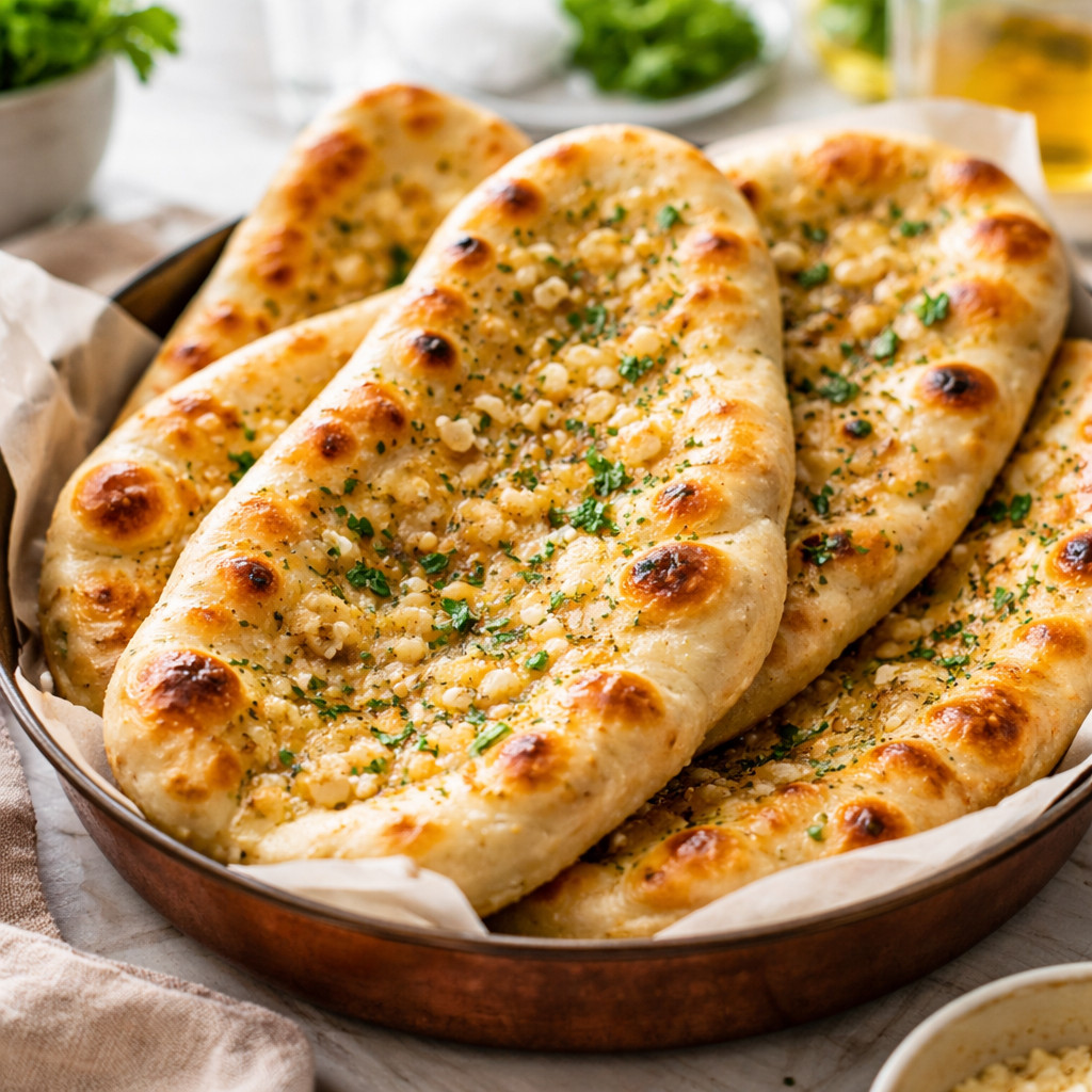 Garlic Indian Naan Bread