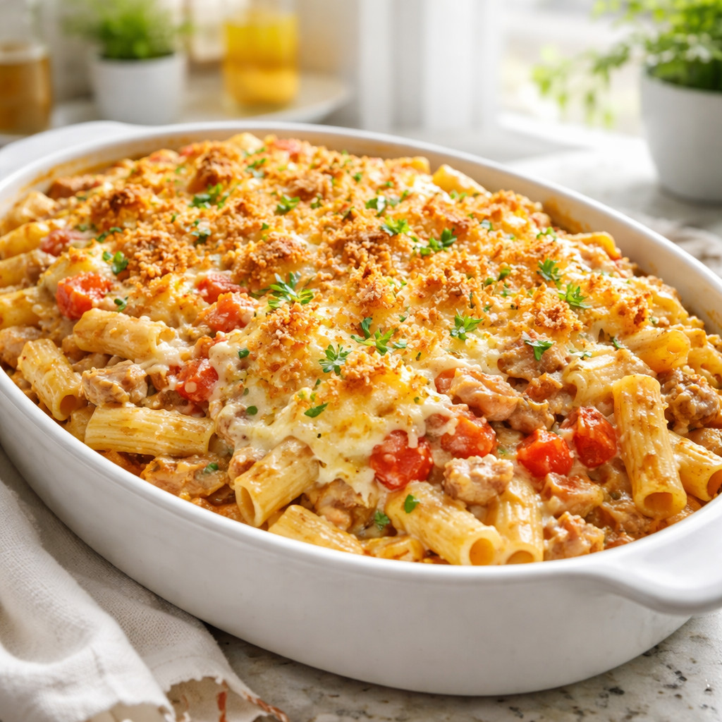 Pasta with Tuna and Cheese