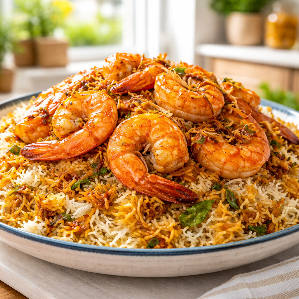 Shrimp with Rice for Connoisseurs