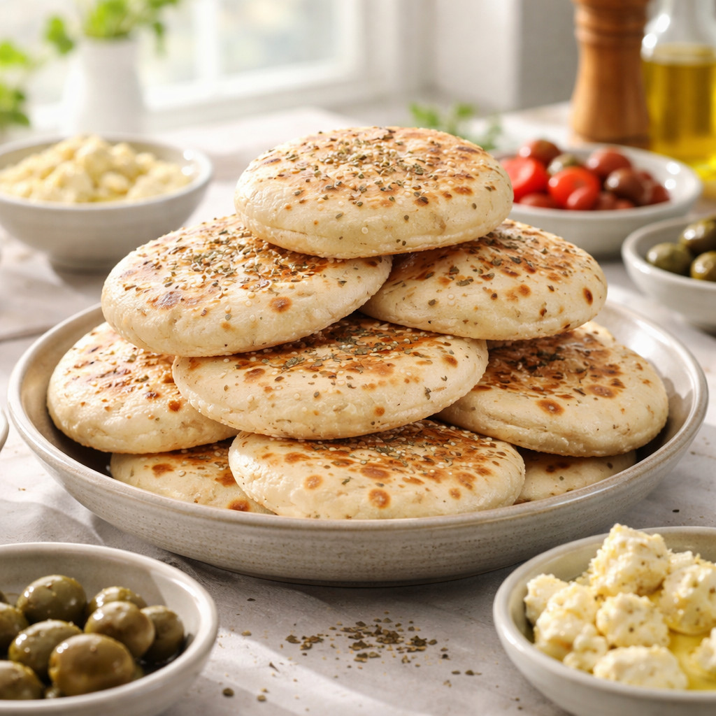 خبز ميني بالأوريجانو