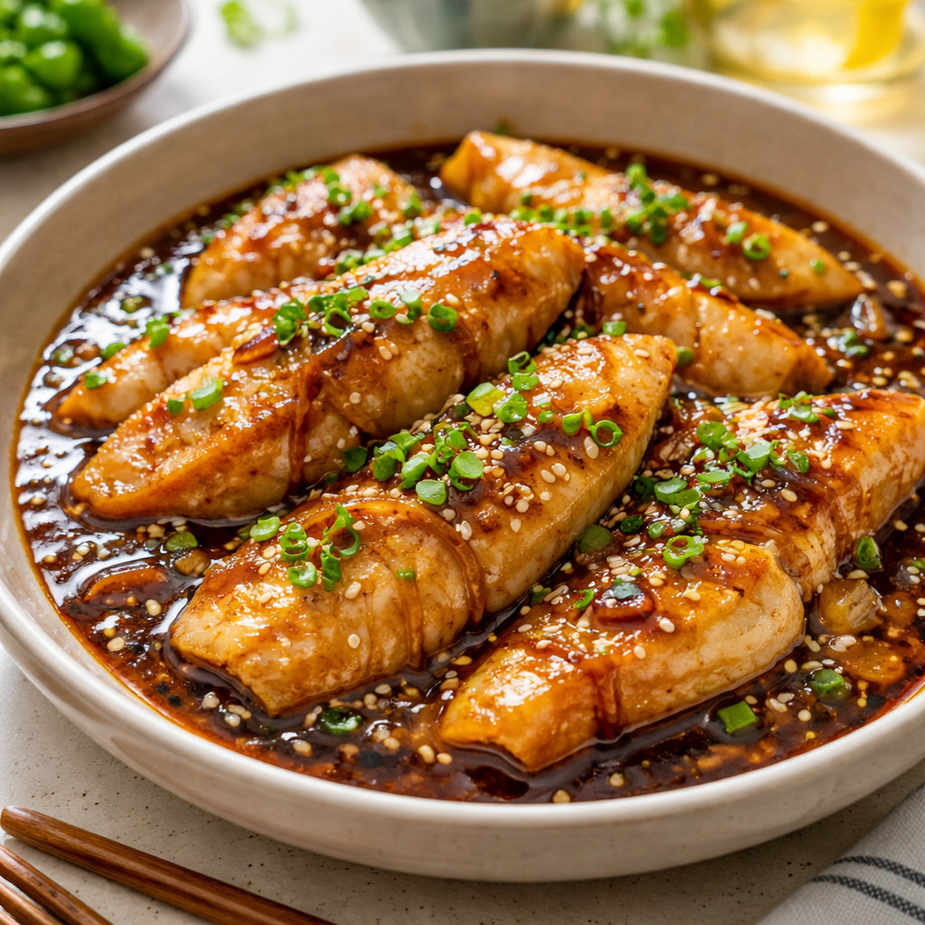 Fish Fillet with Sweet Sauce