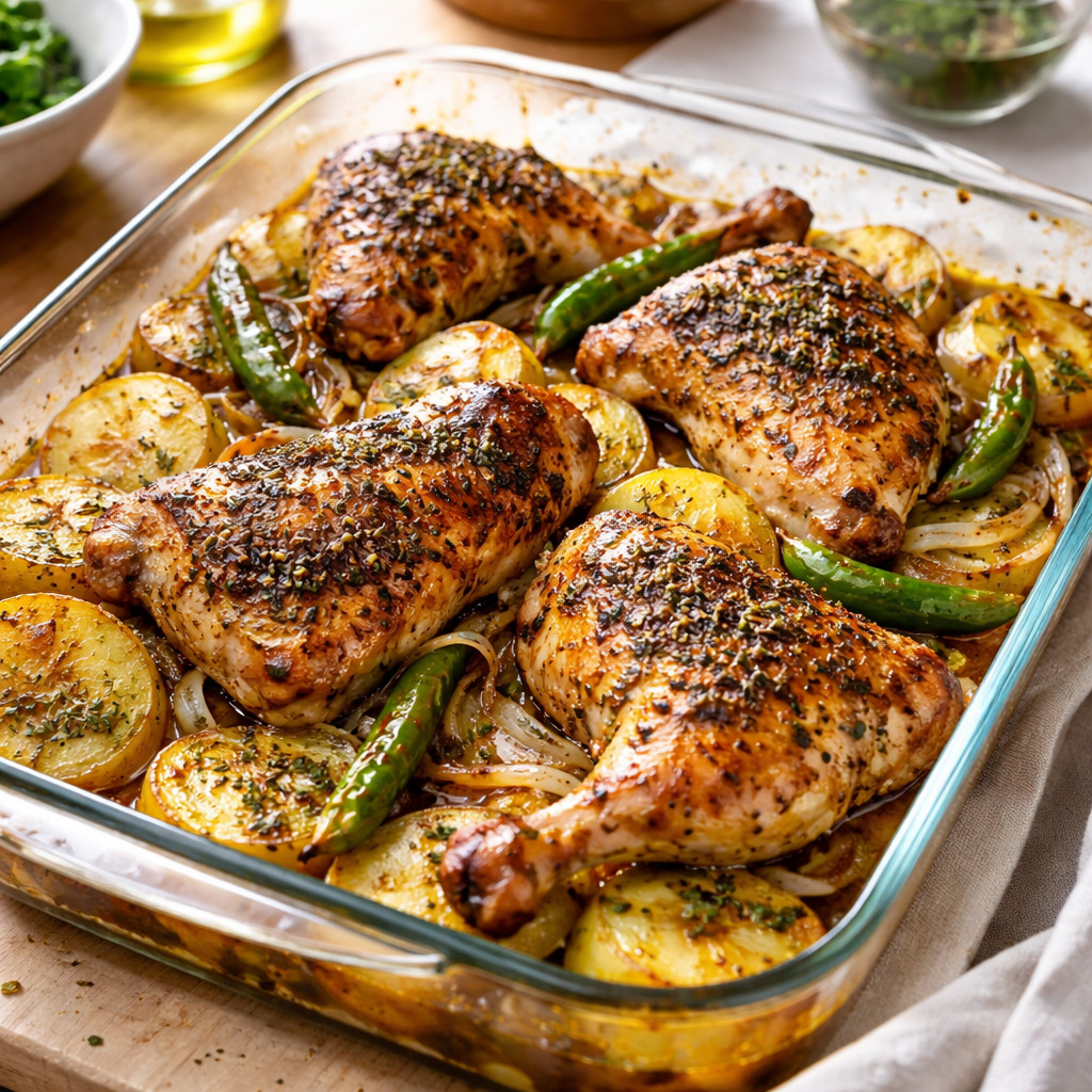Oven-Baked Chicken with Thyme
