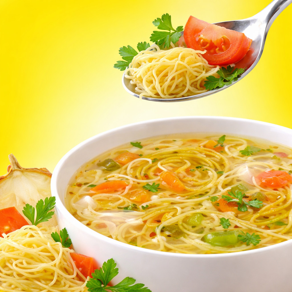 Soupe de légumes de printemps