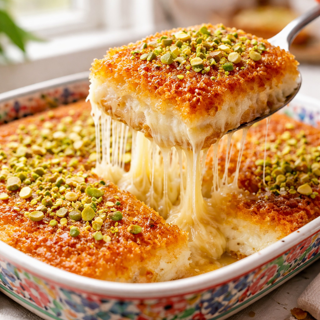 Knafeh à la crème