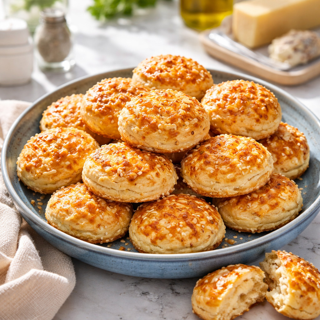 Galettes au fromage romain