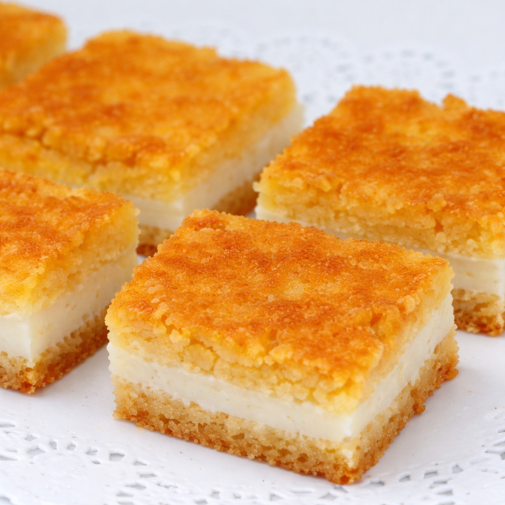 Basbousa with Kiri Cheese