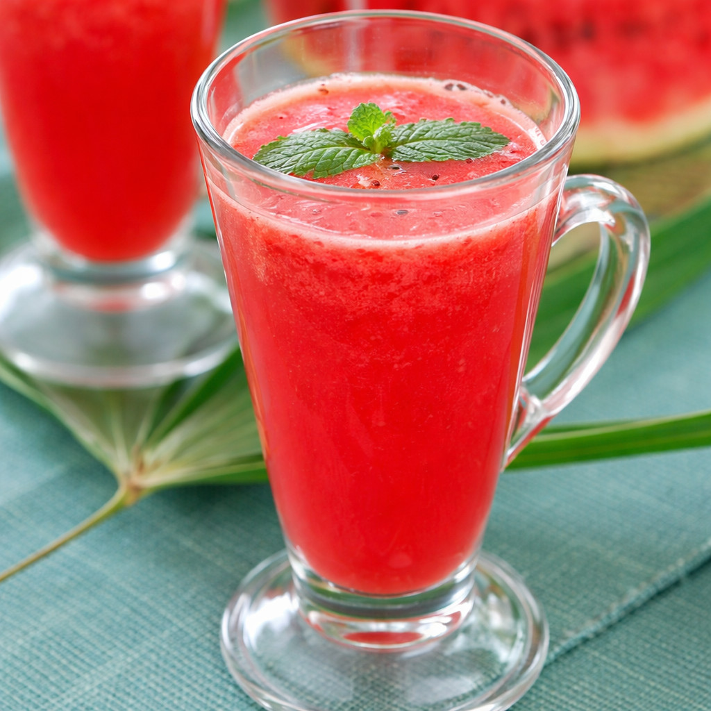 Jus de pastèque et de fraise