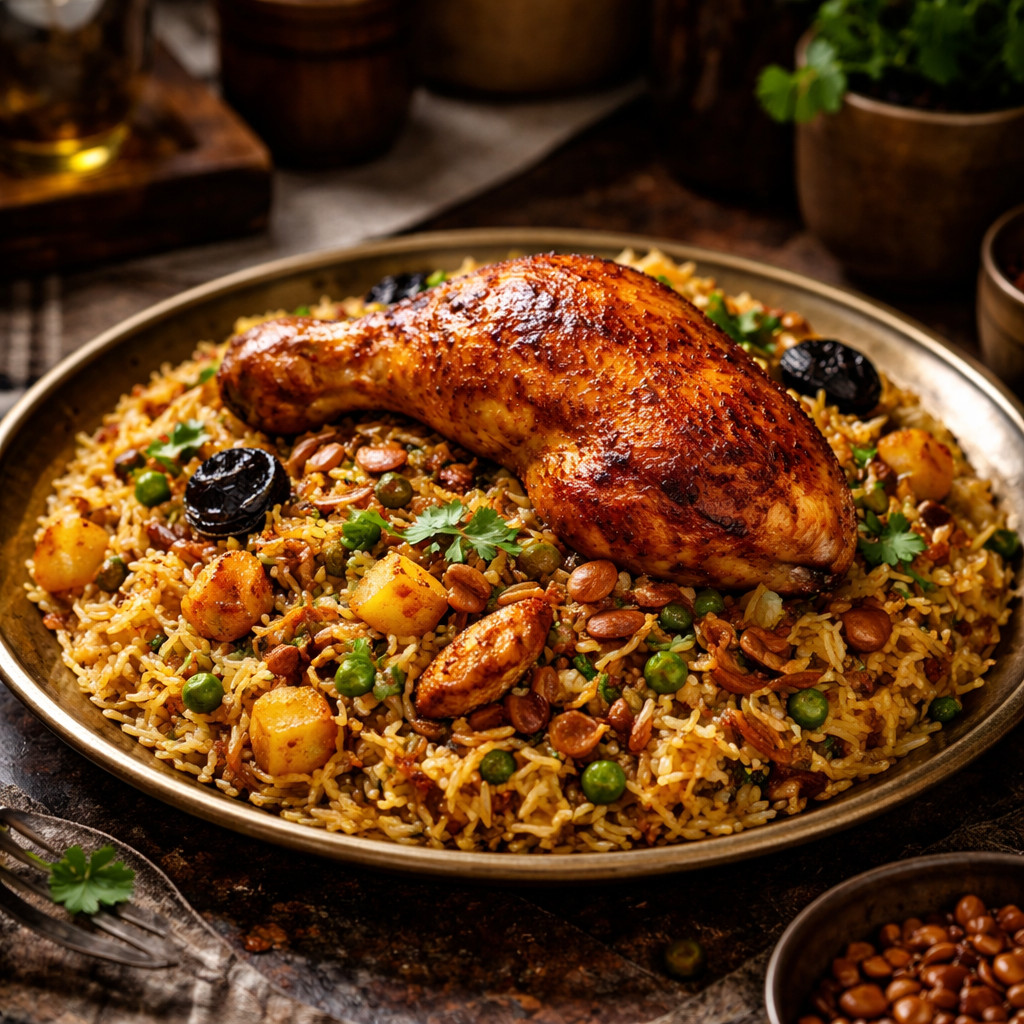 Iraqi Chicken Biryani