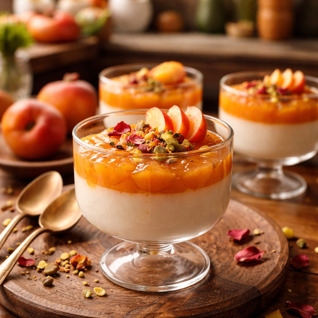 Peach Mahalabia