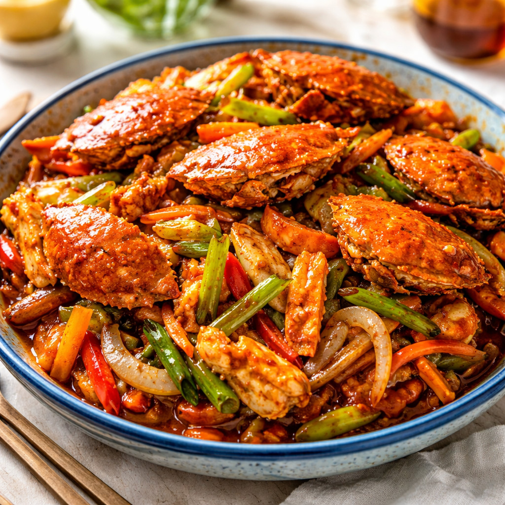 Crab with Sweet and Spicy Sauce