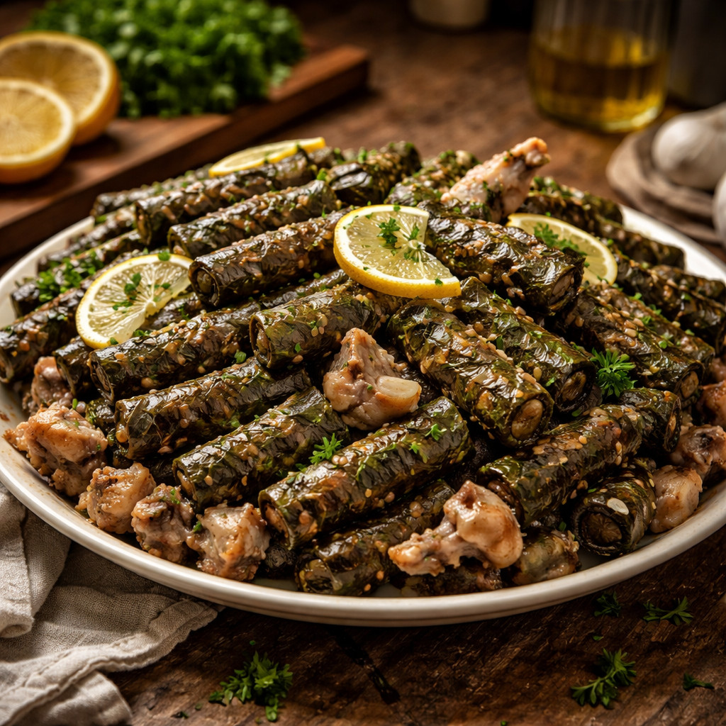 ورق عنب بلحم مفروم