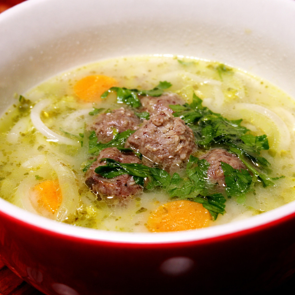 Kofta and Vegetable Soup