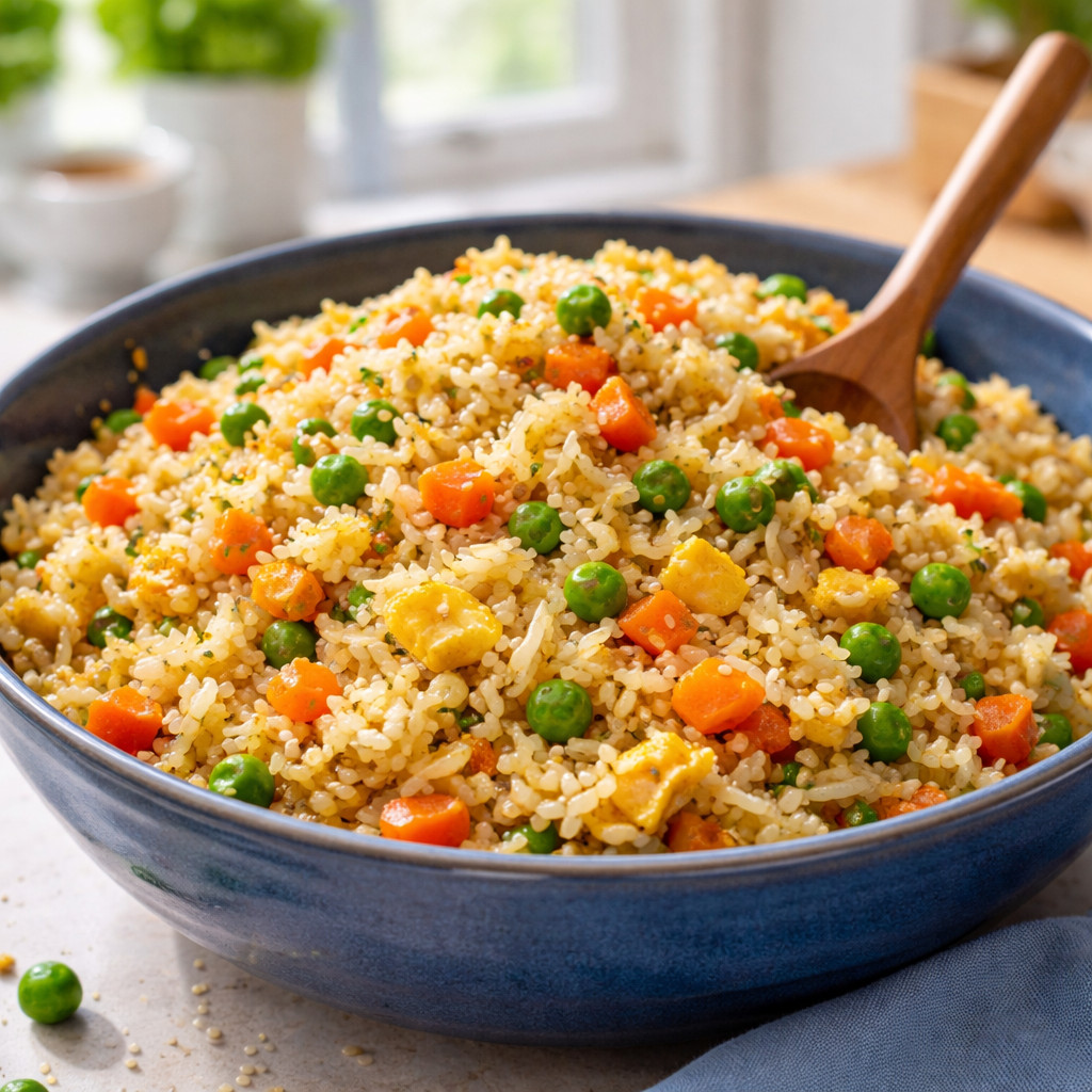 Riz frit aux œufs délicieux et léger