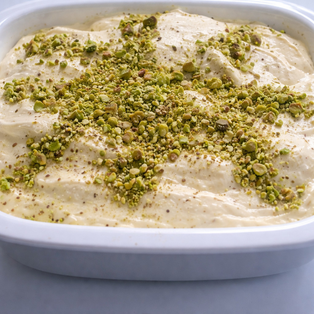 Semolina Halwa or Mamounia
