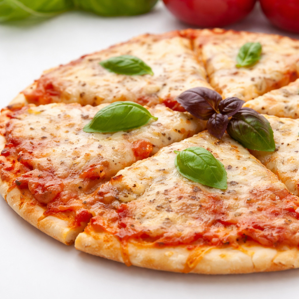 Pizza au fromage à la crème