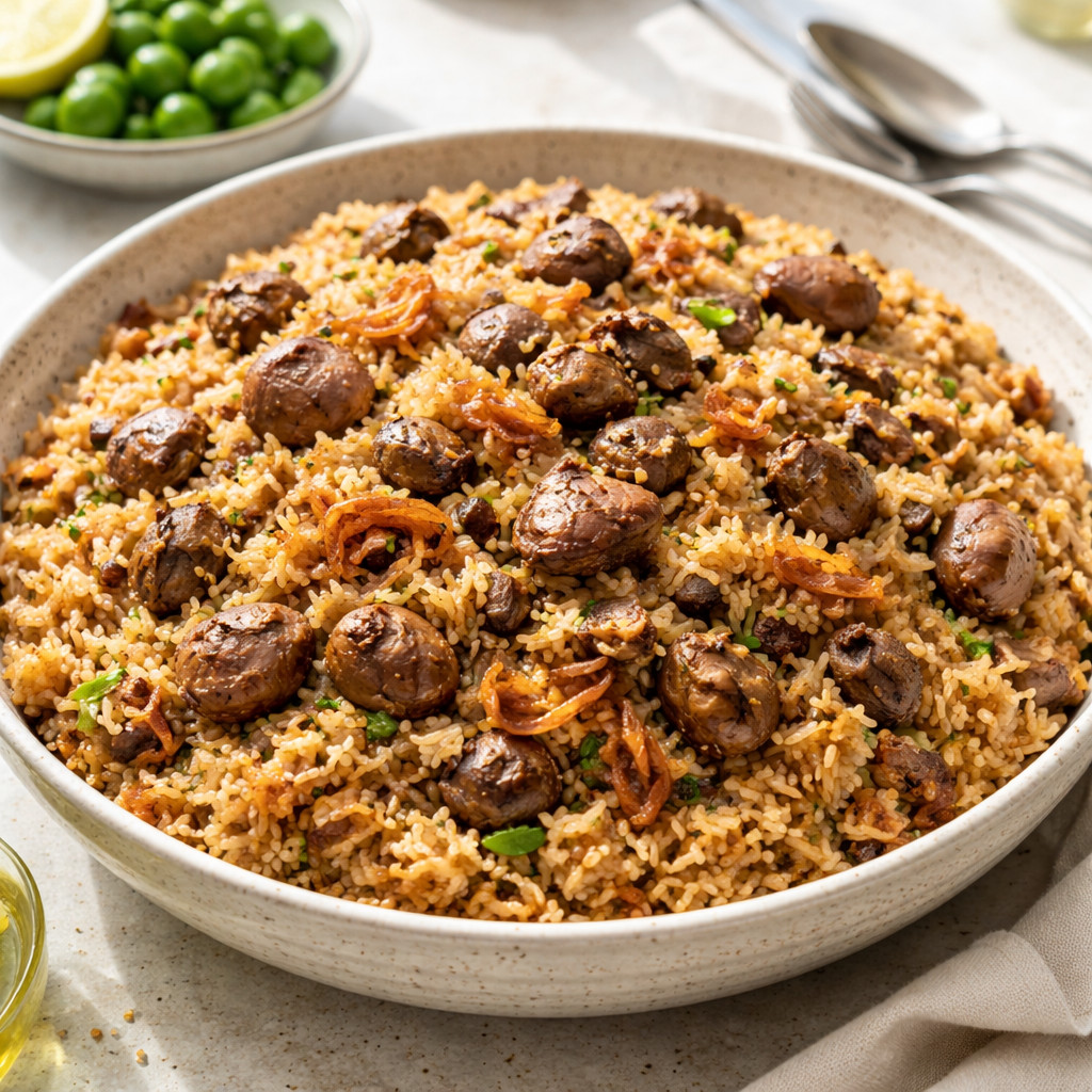 Rice with Liver and Gizzards