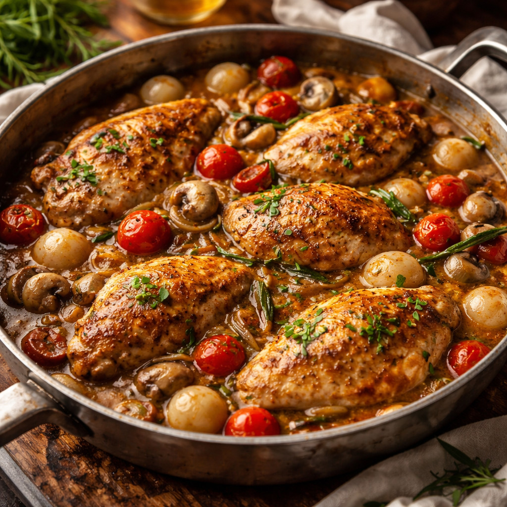 Chicken with French Sauce