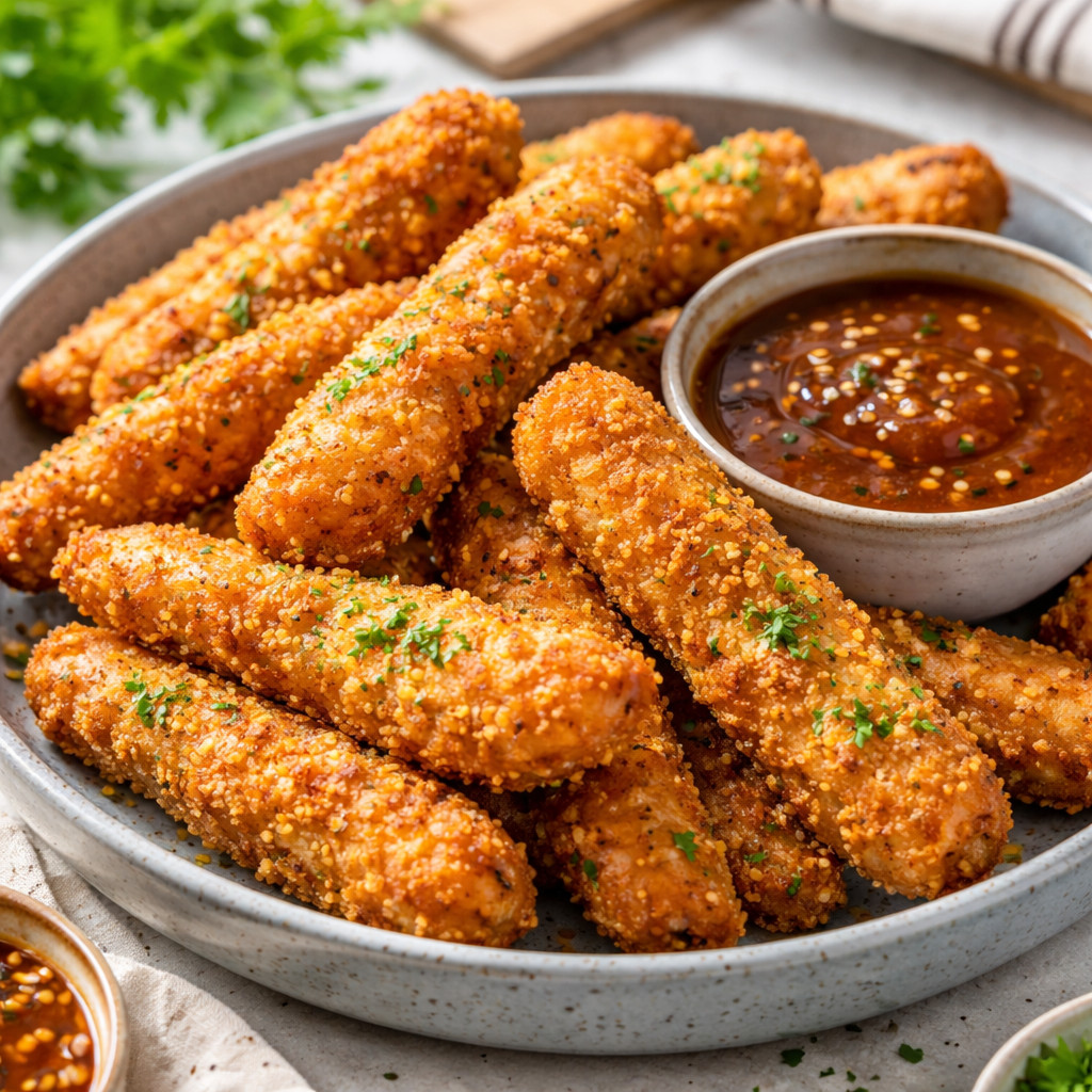 Fried Fish Fingers with Tamarind Sauce