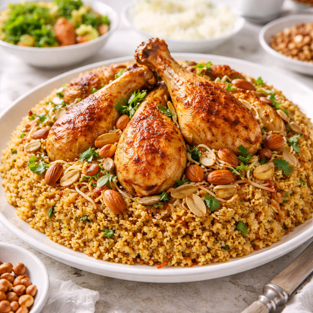 برغل مع الدجاج