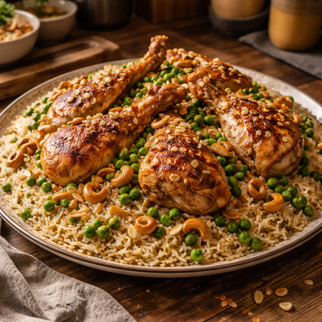 Rice with Peas and Chicken