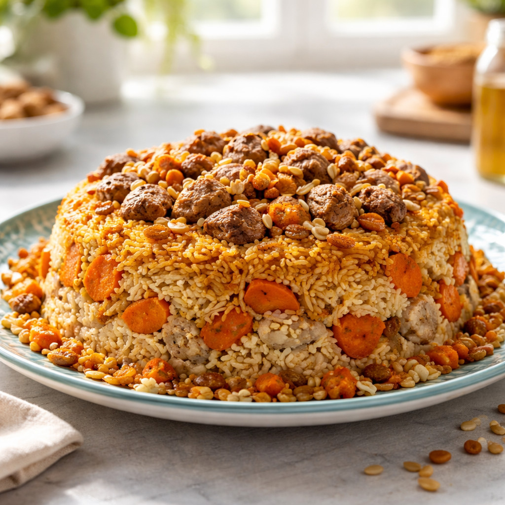 مقلوبة الجزر اللذيذة