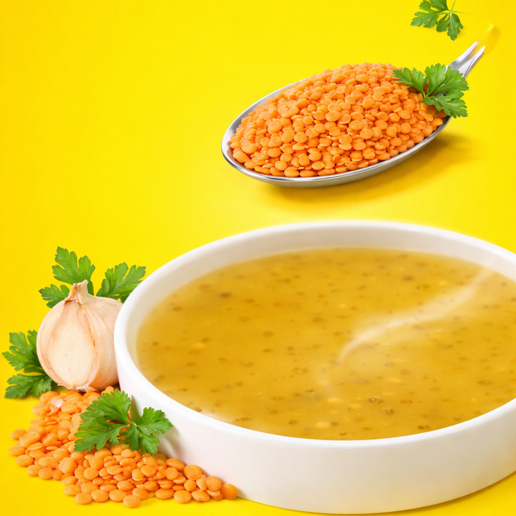 اسهل شوربة العدس
