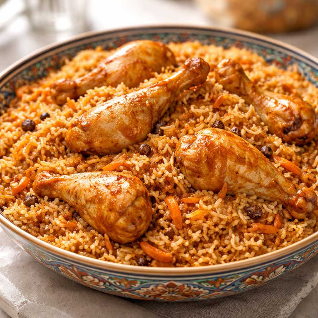 Kabsa de poulet rapide