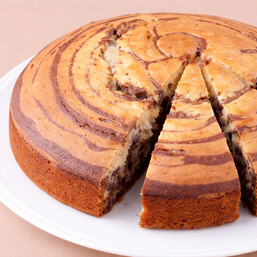 Gâteau marbré