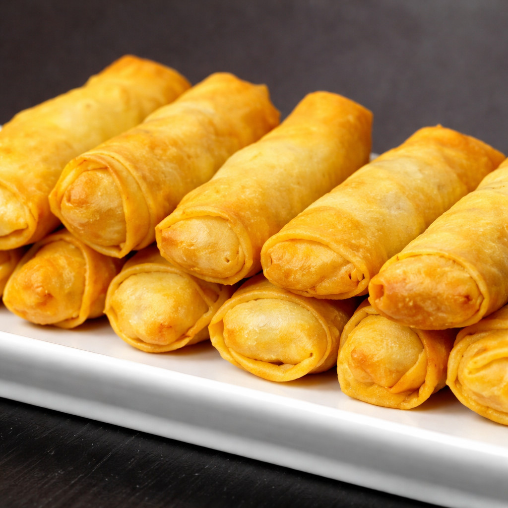 Chicken and Vegetable Spring Rolls